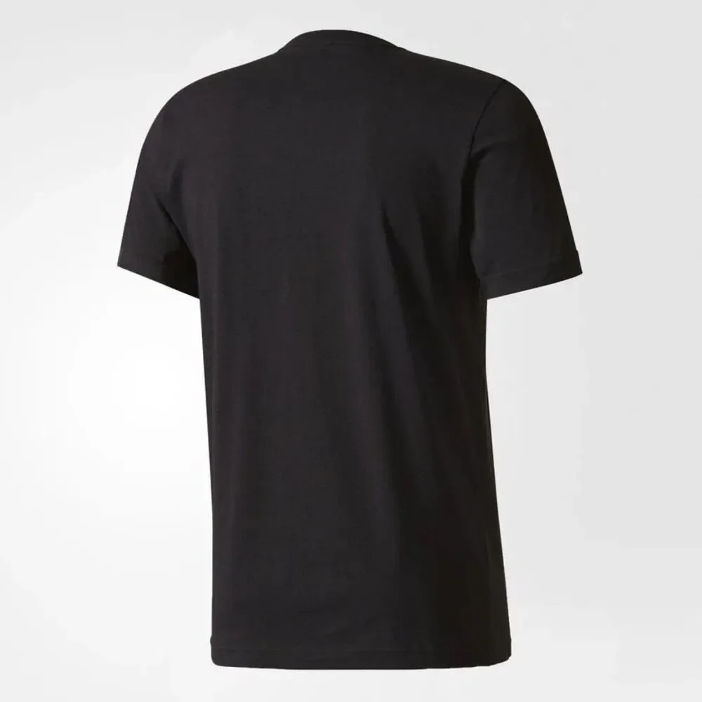 Adidas Originals Trefoil Tongue Label Graphic T-Shirt - Black Red - 019